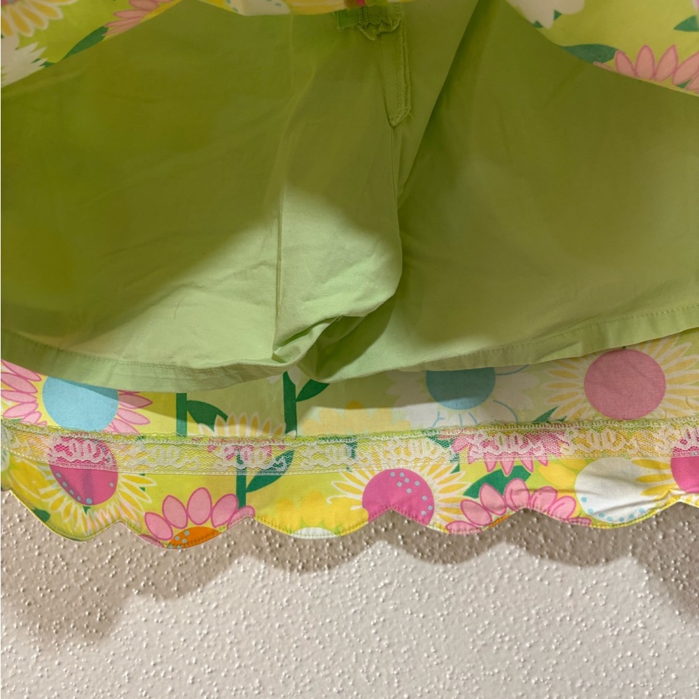 Lilly Pulitzer Callahan Floral Scalloped Hem Skort Size 6 Daisy Print - Picture 5 of 6